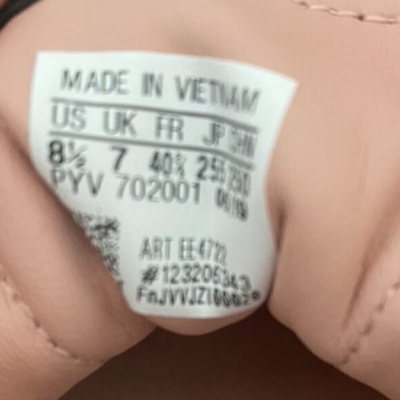 Adidas Leather Originals Blush Pink Leather Comfort Walking Sneakers, Size 8.5 - Picture 11 of 12